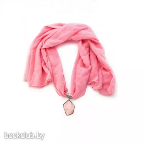 Колье-шарф «ФЛОРЕНЦИЯ», розовый