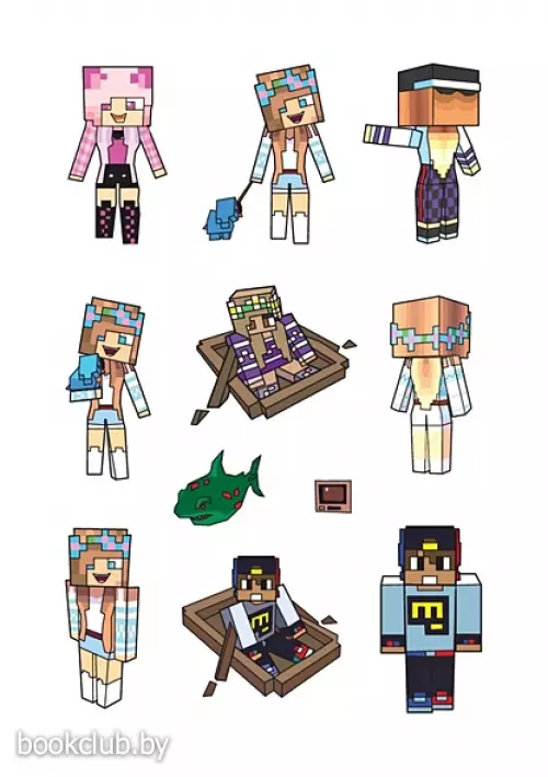 Самые популярные герои Евгена Бро. Набор наклеек