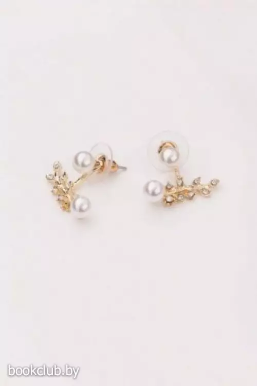 Серьги «Крылья» (цвет золотой)