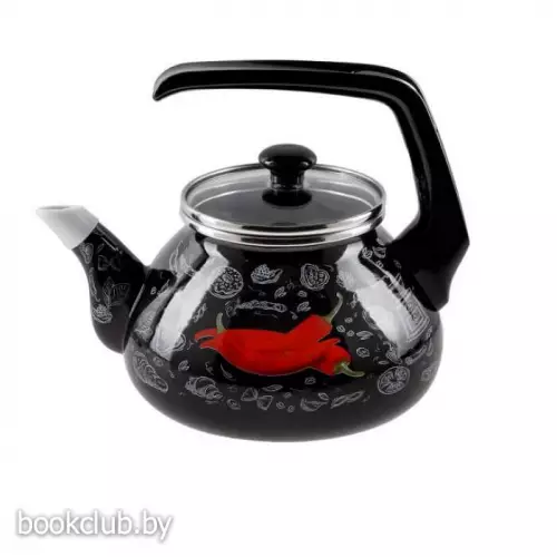 Чайник стальной эмалированный «Перчик», 2,2 л, PERFECTO LINEA