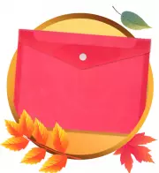 Папка-конверт на кнопке, А5