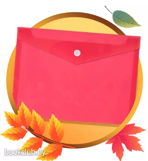 Папка-конверт на кнопке, А5