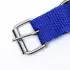 Ошейник двухслойный с вертлюгом, 58 х 3 см, полиэстер, синий