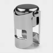 Пробка для бутылки раздвижная Magistro, 4×5.5 см, нержавеющая сталь