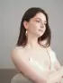 Серьги висячие «Листья», осень, цвет золото, 10.5 см
