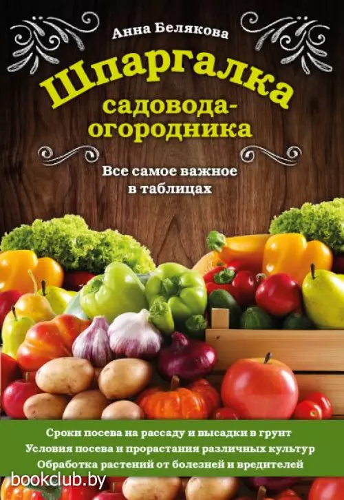 Шпаргалка садовода-огородника. Все самое важное в таблицах