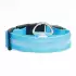 Ошейник с подсветкой размер XL, ОШ 52-60 х 2,5 см, 3 режима свечения голубой Ошейник с подсветкой размер XL, ОШ 52-60 х 2,5 см, 3 режима свечения голубой