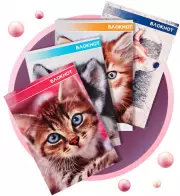 Блокнот «Котята и щенята», А6, 40 листов
