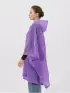 Дождевик - пончо, взрослый, универсальный размер, ЭВА матовая 160 г, фиолетовый