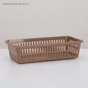 Корзина без крышки 20х10х4,8 см, цвет МИКС