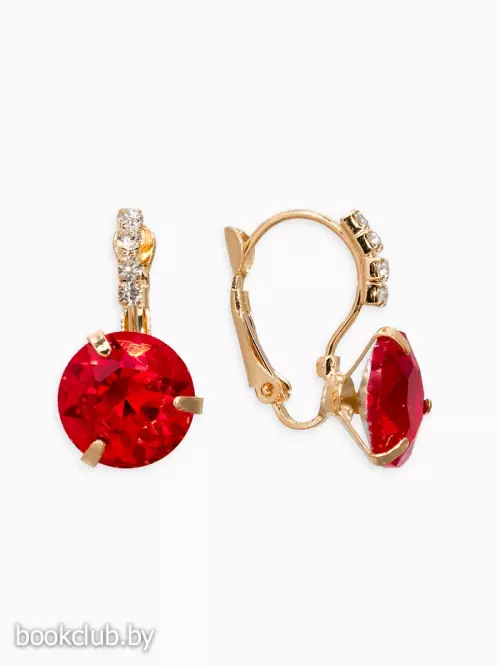 Серьги со стразами «Кристалл»