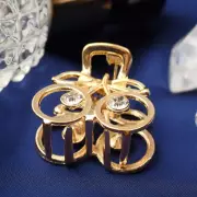 Краб для волос «Маргарита» вишенки сверкание, 2,5 см, золото