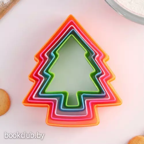 Набор форм для вырезания печенья Доляна «елочка», 5 шт