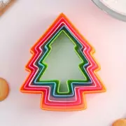 Набор форм для вырезания печенья Доляна «елочка», 5 шт