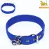 Ошейник двухслойный с вертлюгом, 58 х 3 см, полиэстер, синий Ошейник двухслойный с вертлюгом, 58 х 3 см, полиэстер, синий