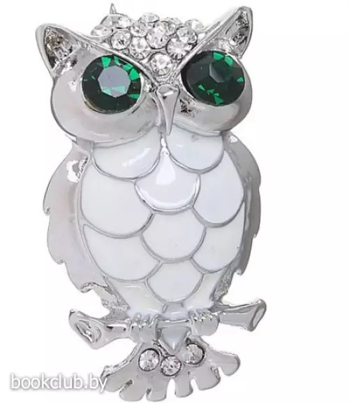 Брошь «Сова» в серебре