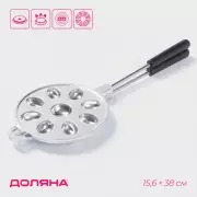 Форма для выпечки Доляна «Орешница», 9 ячеек, алюминий