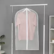 Чехол для одежды Доляна, плотный, 60×100 см, цвет белый, прозрачный