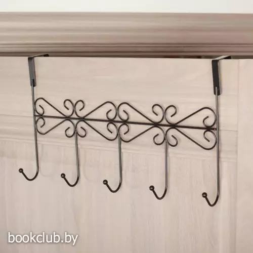 Вешалка надверная «Вензель», 5 крючков