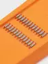 Терка для корейской моркови Libra Plast, 33×12 см, с широкой ручкой, оранжевая