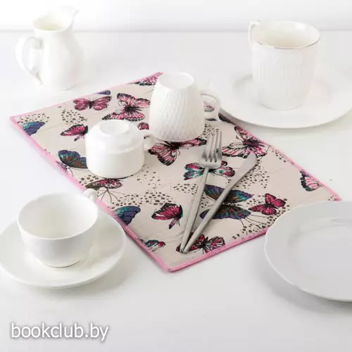 Коврик для сушки посуды «Сумеречные бабочки»