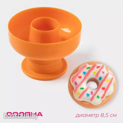 Форма для пончиков Доляна «Классика», 8.5×8.5×6 см, цвет МИКС
