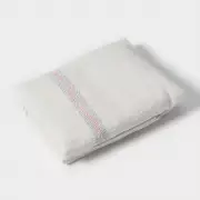 Тряпка для мытья пола Доляна, вискоза-ХПП, с оверлоком, 75×100 см, плотность 220 г/м², белая