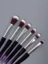 Набор кистей для макияжа Luminous, 10 предметов, чёрный, фиолетовый