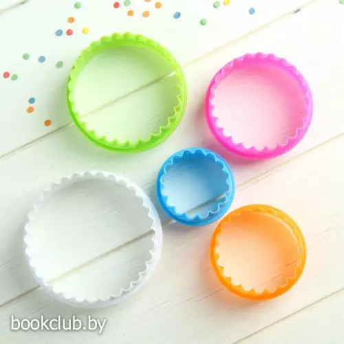 Набор форм для печенья «Волна», 5 шт. (d= 4,5-8,5 см)