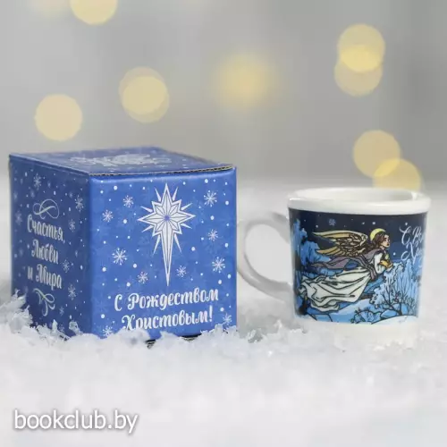 Кружечка для святой воды «Снежная деревня», 5,5 х 4 х 3 см