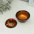 Солонка с крышкой «Ягодка», 9×6.5 см, хохлома, дерево