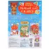 Книжка-панорама со скретч-слоем и многоразовыми наклейками «Новый год в лесу» 