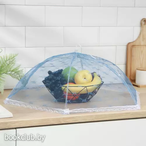 Сетка защитная для еды «Зонтик», 62×62 см, цвет МИКС