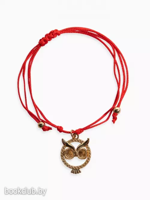 Браслет-оберег «Став» сова, 8 см