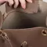 Сумка женская «Колечки» (цвет коричневый)