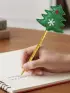Ручка-прикол Calligrata «Елочка», синий стержень, шариковая, МИКС