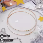 Серьги кольца «Классика» d=8 см, цвет золото