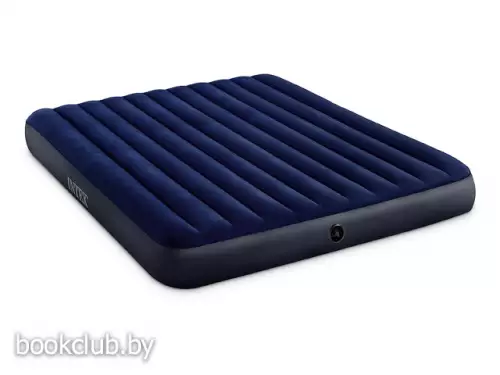 Надувной матрас King Classic Downy, 183х203х25 см, INTEX