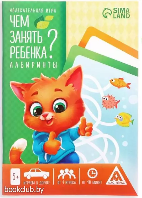 Развивающая книга-игра «Чем занять ребёнка? Лабиринты», А5, 26 страниц, 5+