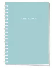 Блокнот в точку: Bullet Journal (бирюзовый, 144 c., пружина)